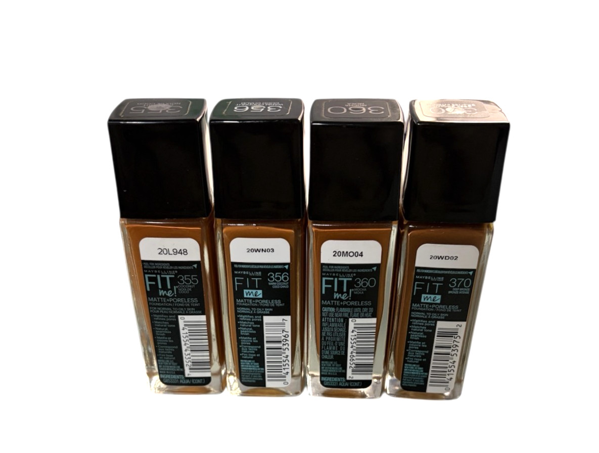 Maybelline Fit Me Matte + Poreless Normal To Oily Foundation (Choose Color)