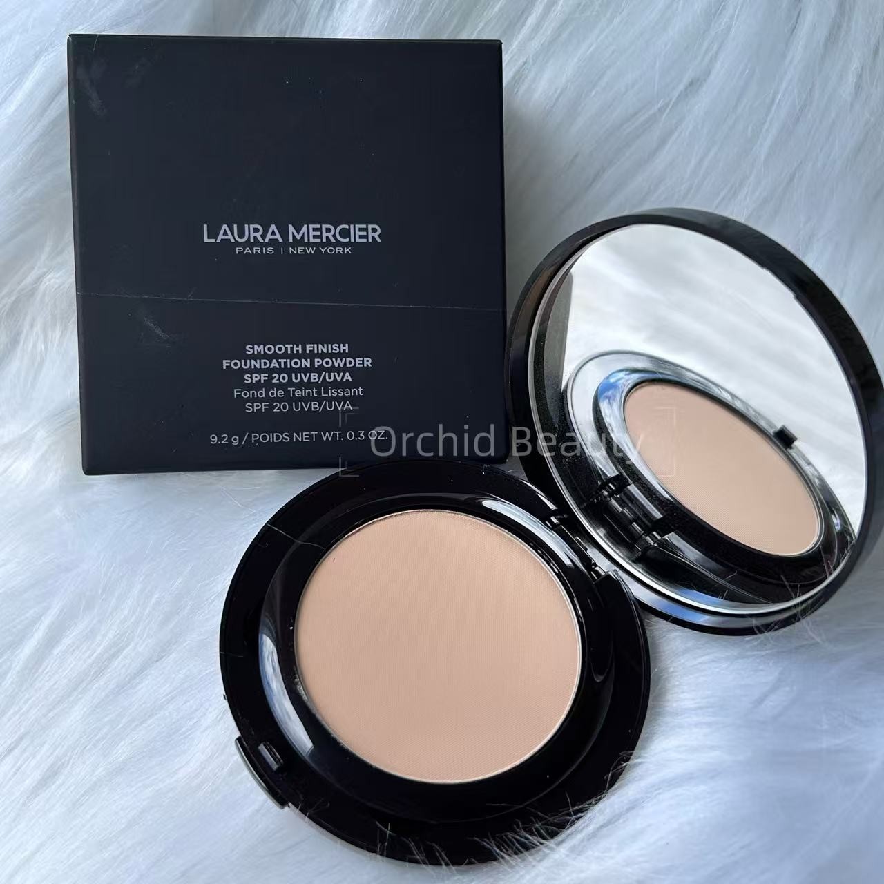 New Laura Mercier Smooth Finish Foundation Powder SPF 20~04 2C1~Full size 9.2 g