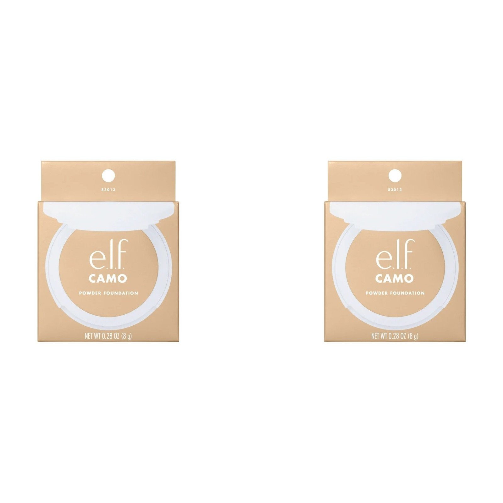 e.l.f. Camo Powder Foundation, Fair 240 W, Pack of 2