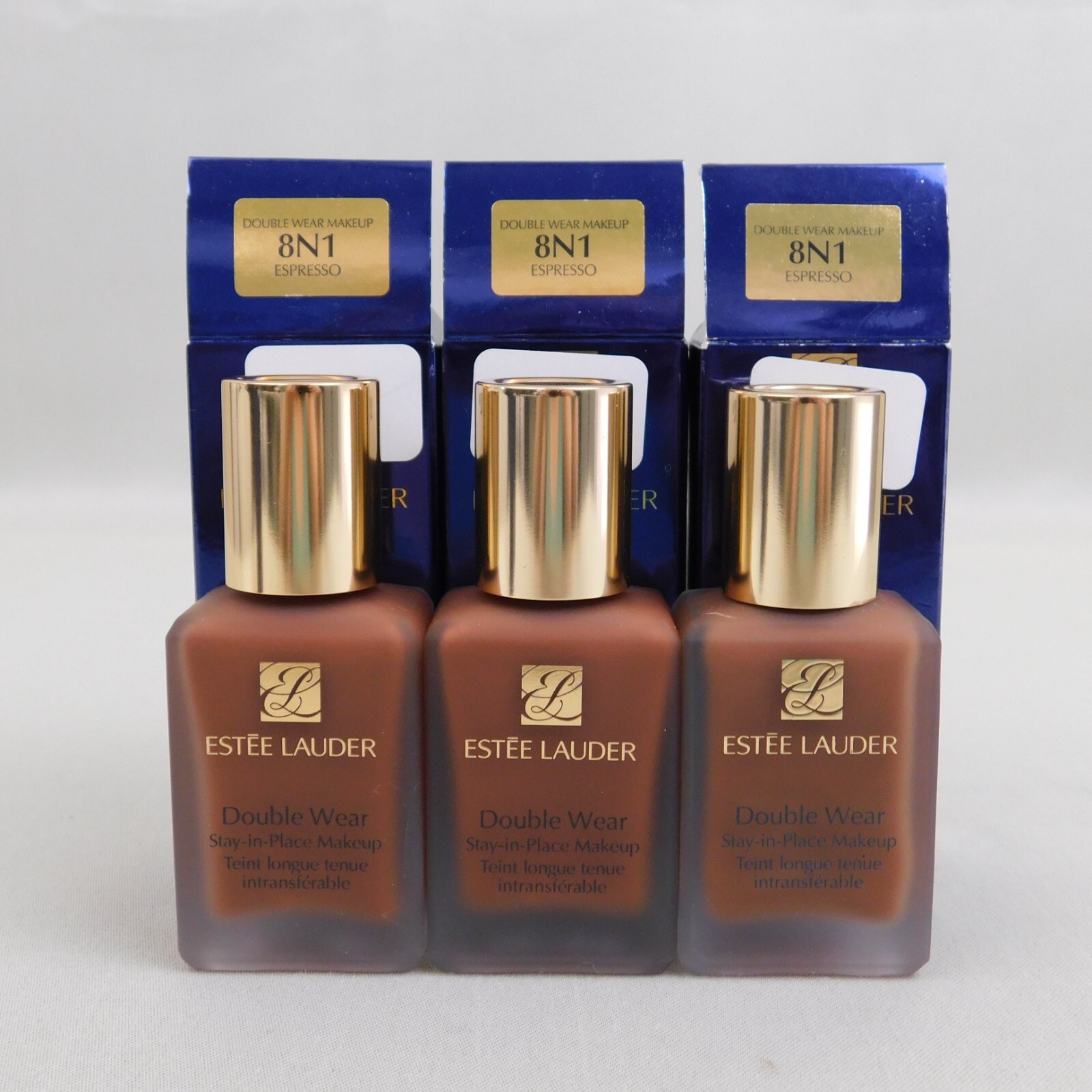 Lot 3 Estee Lauder Double Wear Stay-in-Place Foundation 1oz 8N1 Espresso #2320