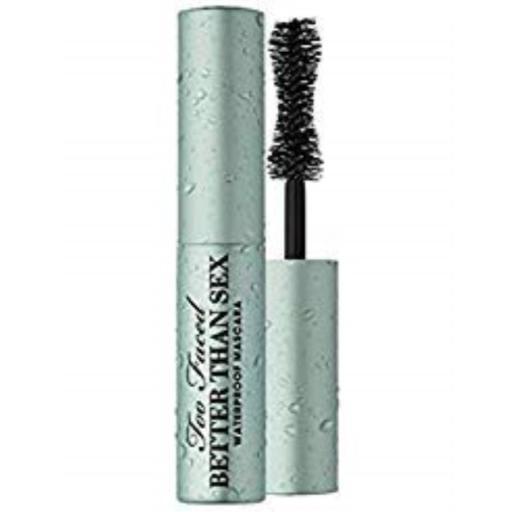 Too Faced Better Than Sex Waterproof Mascara Black Mini 0.13oz/3.9g
