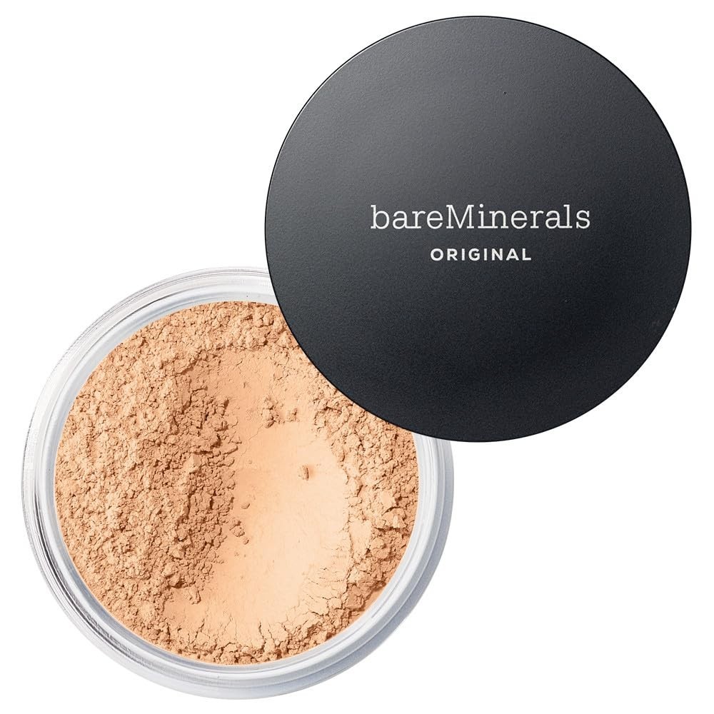 Mineral Loose Powder Foundation with SPF 15 – 02 Fair Ivory, Talc-Free, 0.28 oz