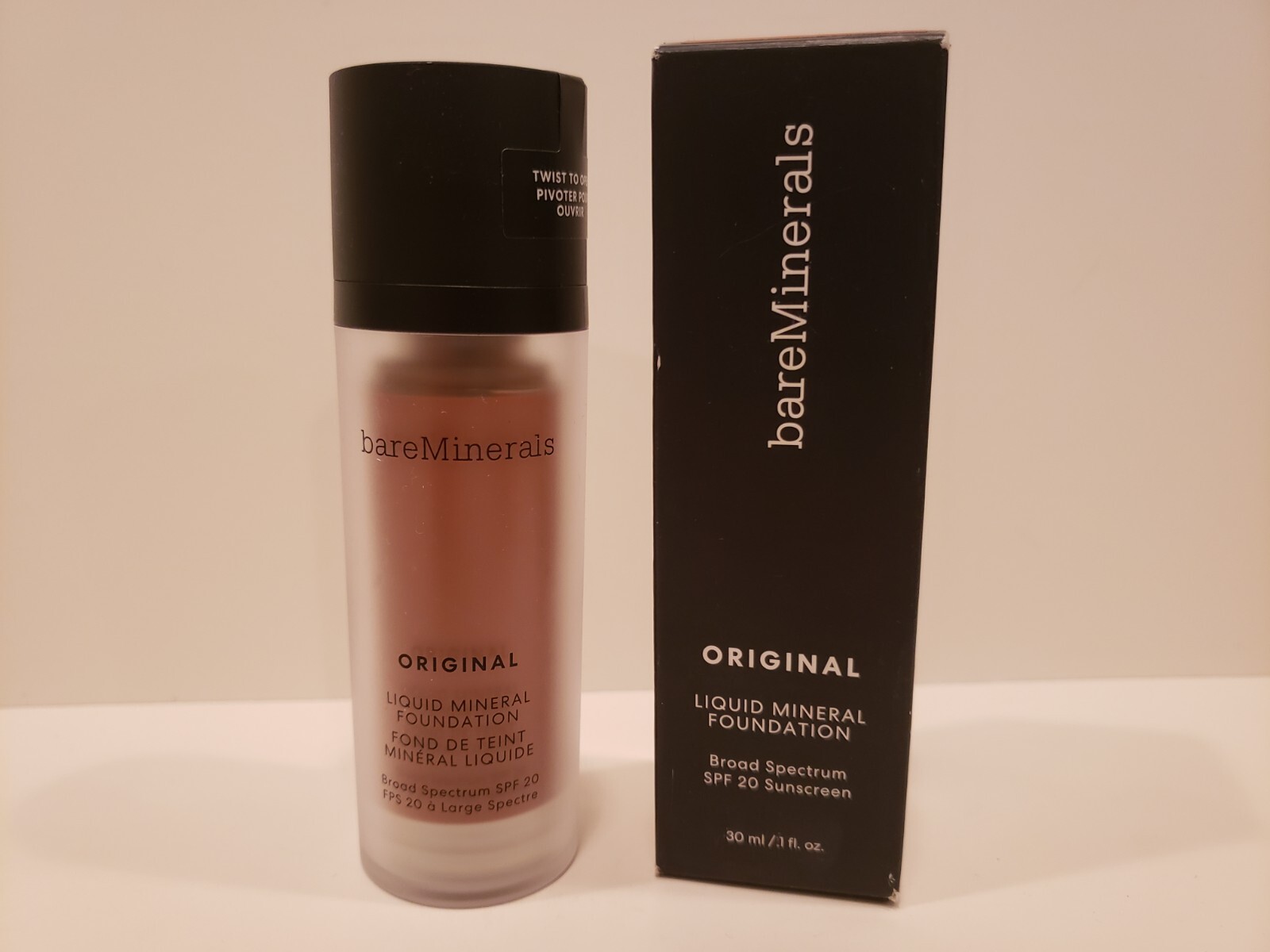 Bare Minerals~Original Liquid Mineral Foundation w/SPF 20~Warm Deep 27~NIB