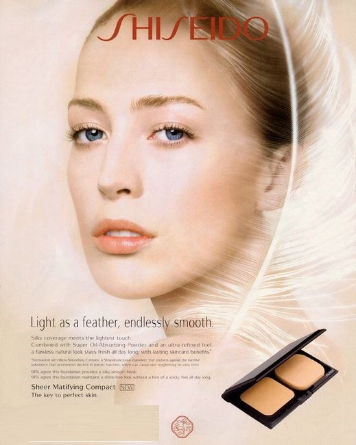 Shiseido Sheer Matifying Compact Refill Foundation beige, ochre, brown, ivory