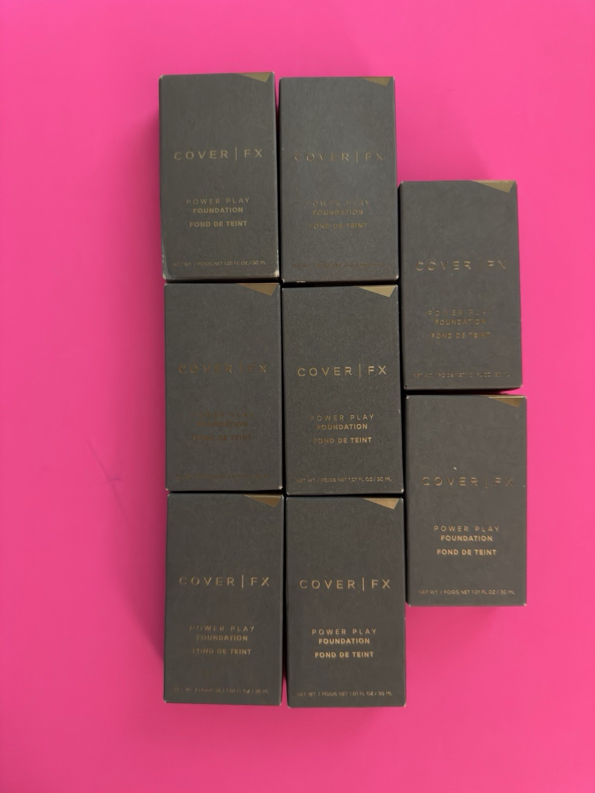 Cover FX Power Play Foundation 30ml Color L1,M2,M4,T3,T1,D1,D3,R1 READ DESC