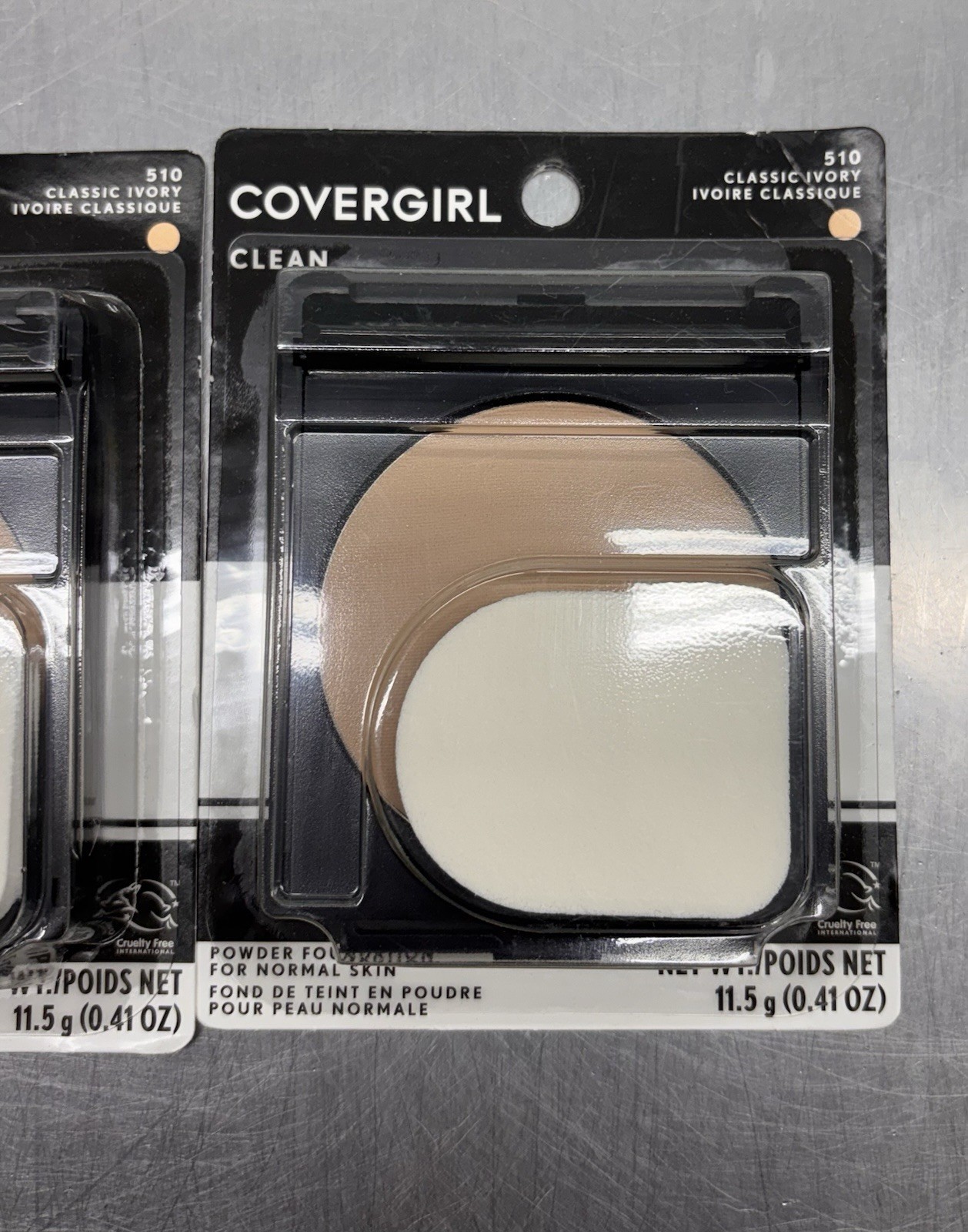 CoverGirl Clean Discontinued Powder Foundation Classic Ivory 510 Lot Of 2