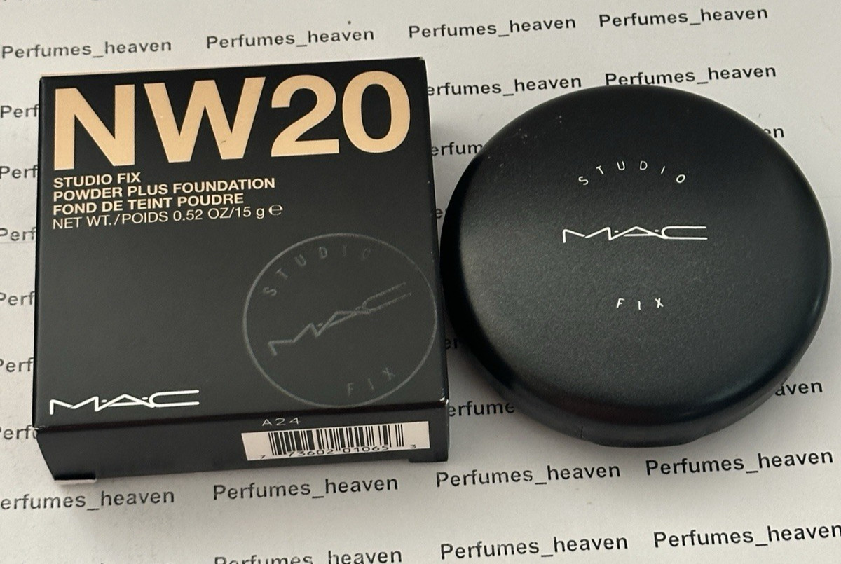 MAC NW20 Studio Fix Powder Plus Foundation Full Size 0.52oz Original Formula