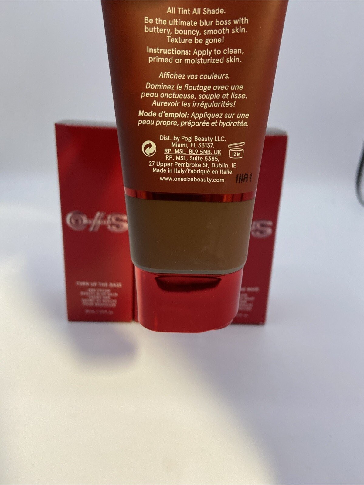 (3)One/Size Turn Up The Base Foundation Cream DEEP 2 (R) NEW!! NEW!!