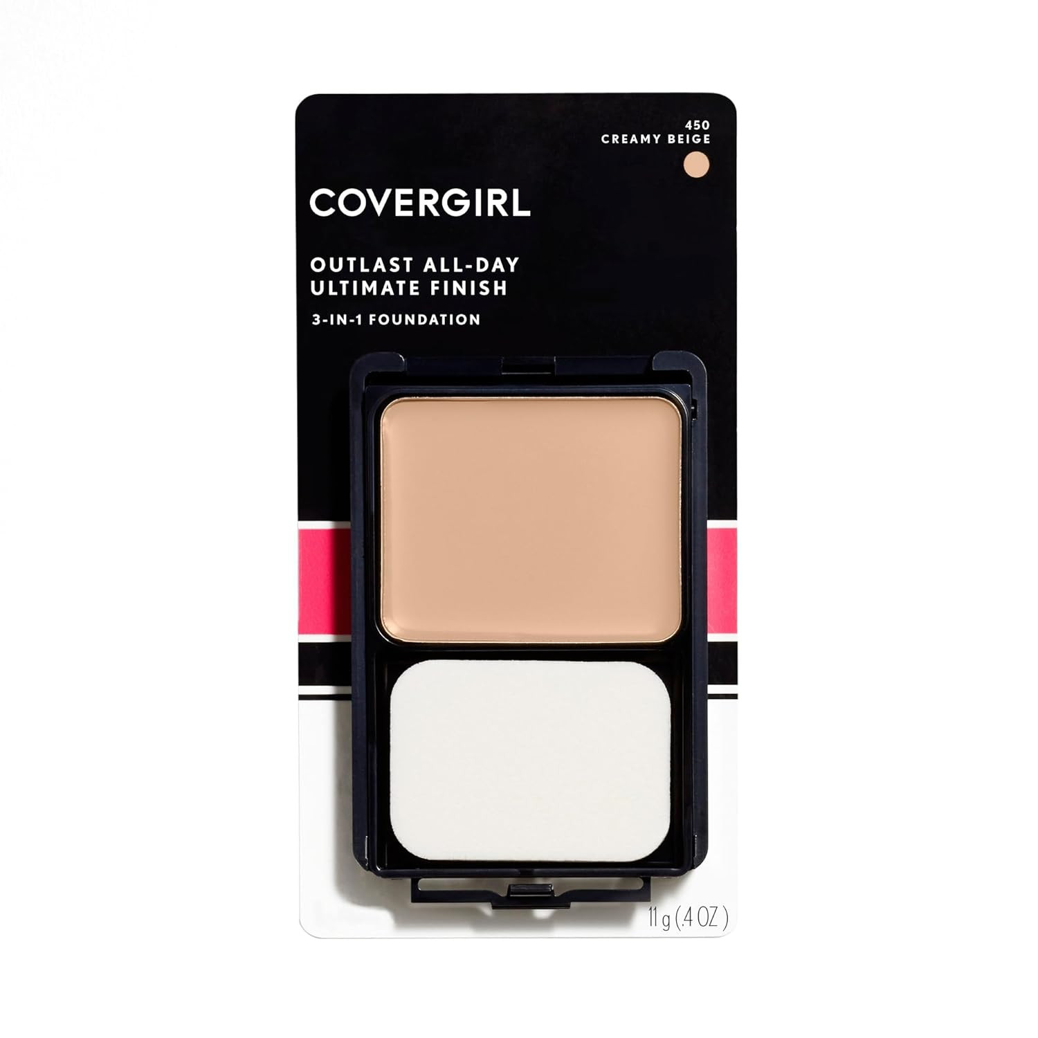 Outlast All-Day Ultimate Finish Foundation, Creamy Beige, 0.4 Ounce (Pack of 1)