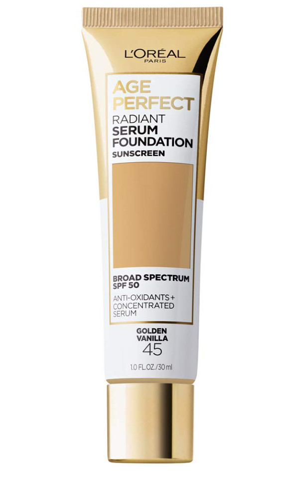 L’Oreal Age Perfect Radiant Serum Foundation SPF 50 Golden Vanilla 45 1oz