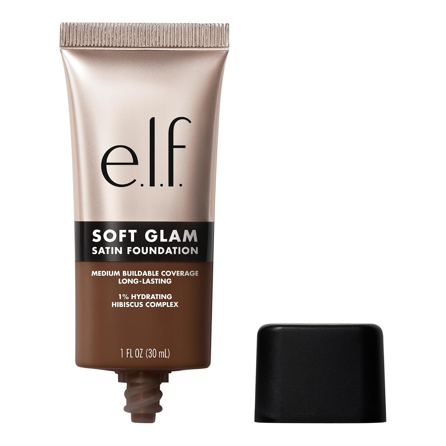 e.l.f. Soft Glam Foundation 62 Rich Warm Medium Coverage Satin Finish Vegan