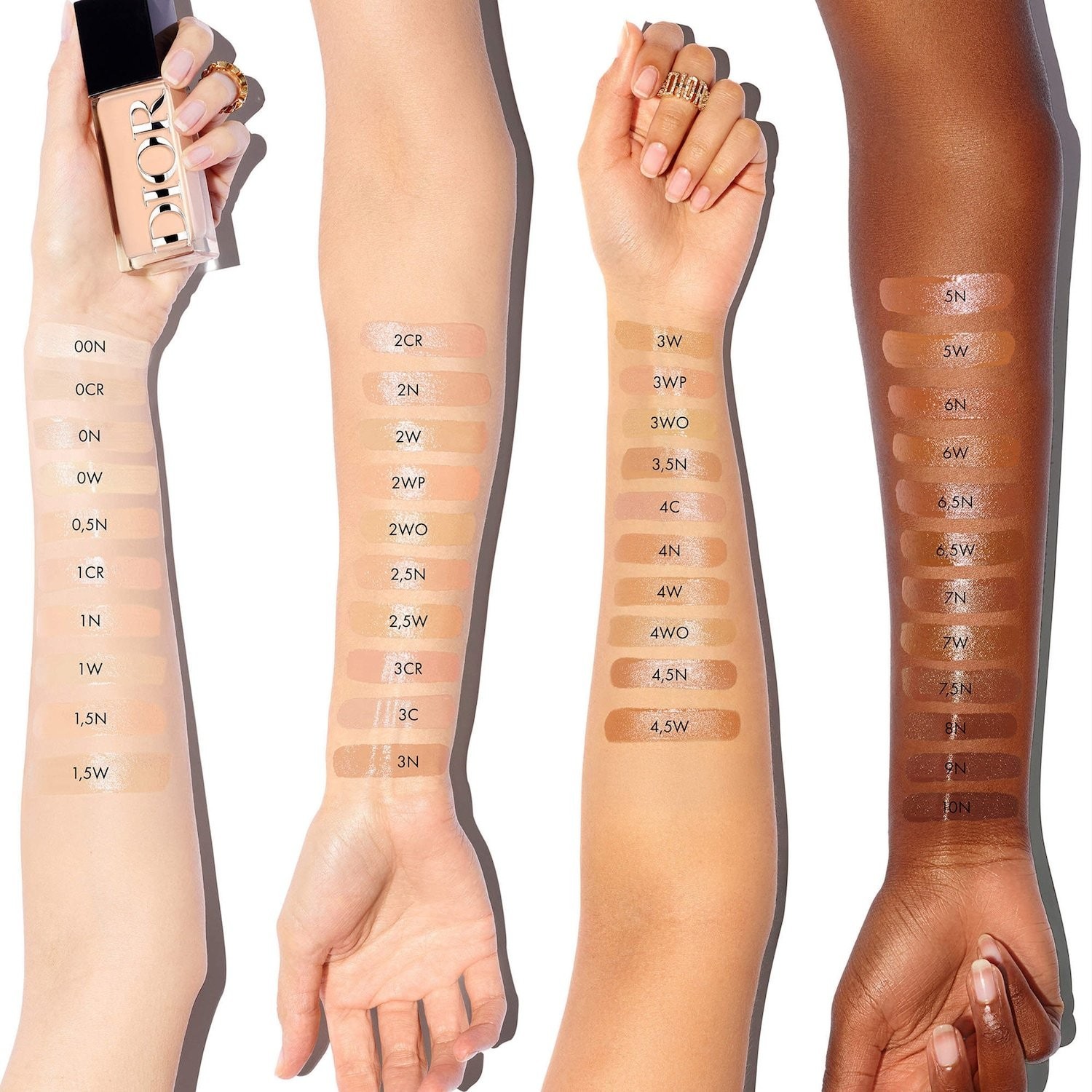 Authentic DIOR Forever Skin Glow Liquid Foundation 24HR Wear,42 colors,1 oz