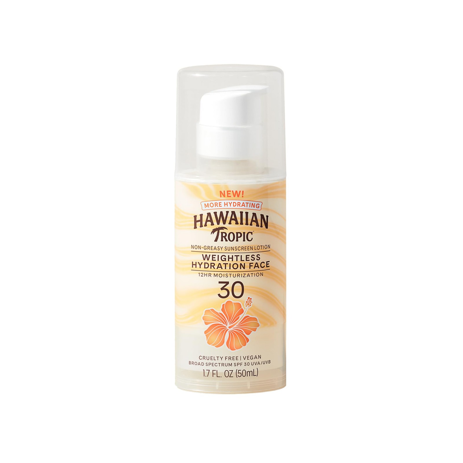 Hawaiian Tropic Weightless Hydration Lotion 1.7 Fl Oz (Pack of 1), SPF 30