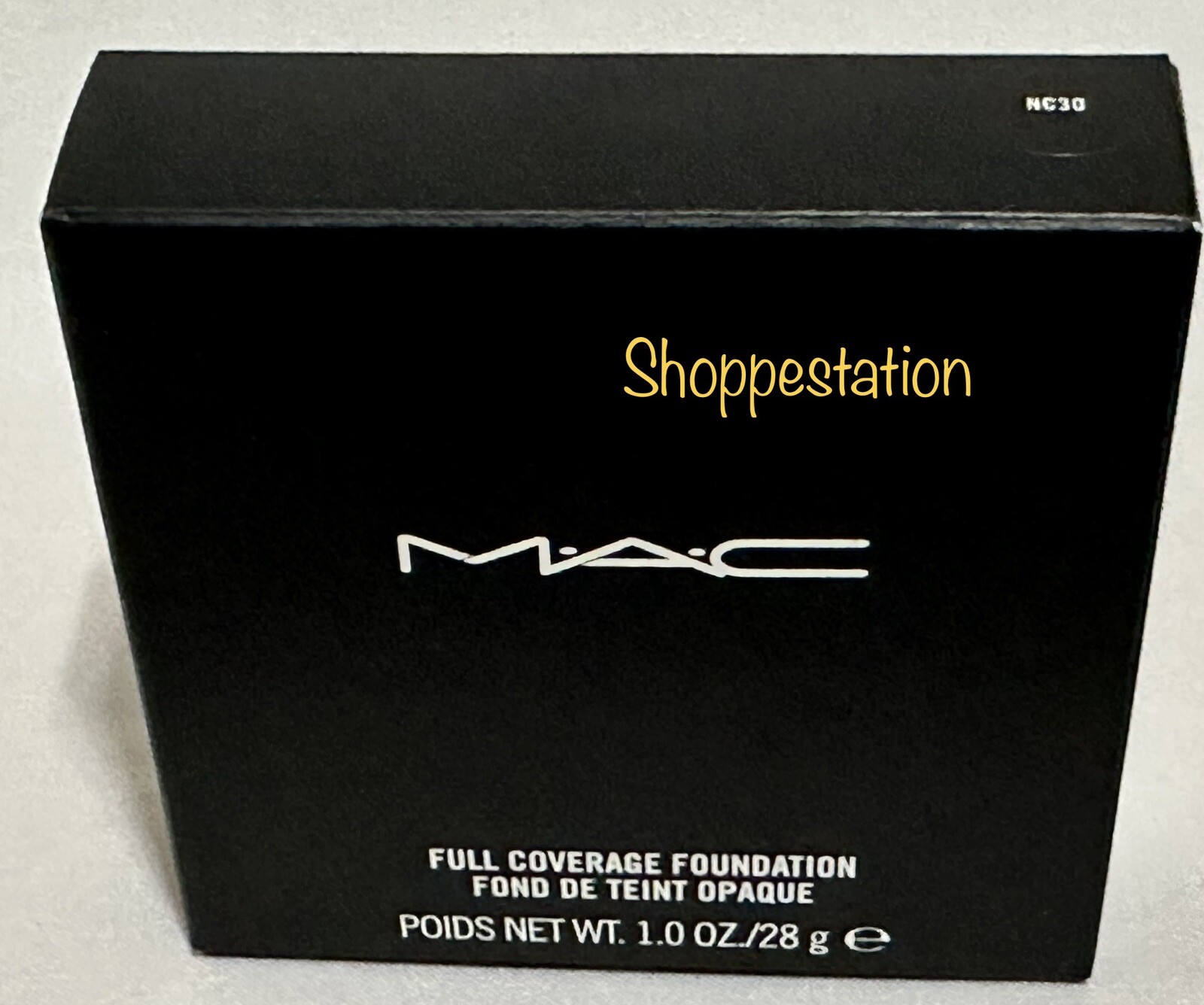 MAC Full Coverage Foundation Shade NC30 Full Size 1oz / 28g New In Box