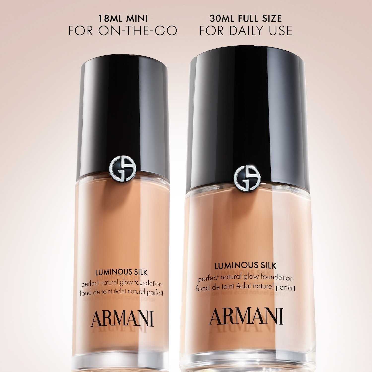 Armani Authentic Mini Liquid Foundation with 24HR Wear 5.75 – light medium 0.6oz