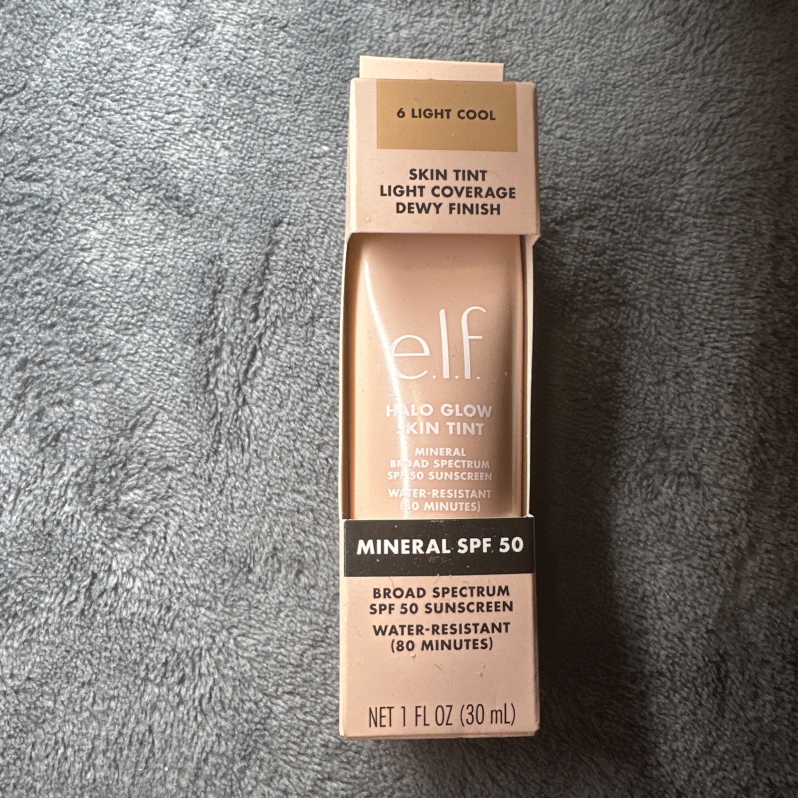 NEW e.l.f. Halo Glow Skin Tint SPF 50, Vegan & Cruelty-Free “6 LIGHT COOL” *READ