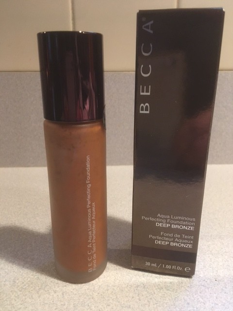 BECCA – Aqua Luminous Perfecting Foundation ( Deep Bronze ) 1.fl.oz