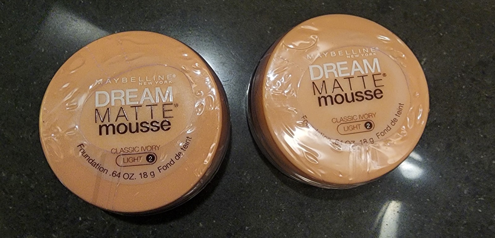 DISCONTINUED Maybelline Dream Matte Mousse SEALED Classic Ivory Light 2
