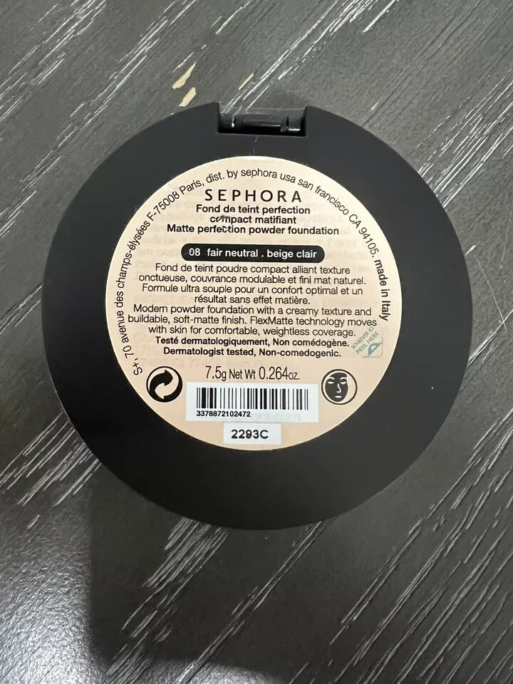 Sephora Collection Matte Perfection Powder Foundation – 08 Fair Neutral – Sealed