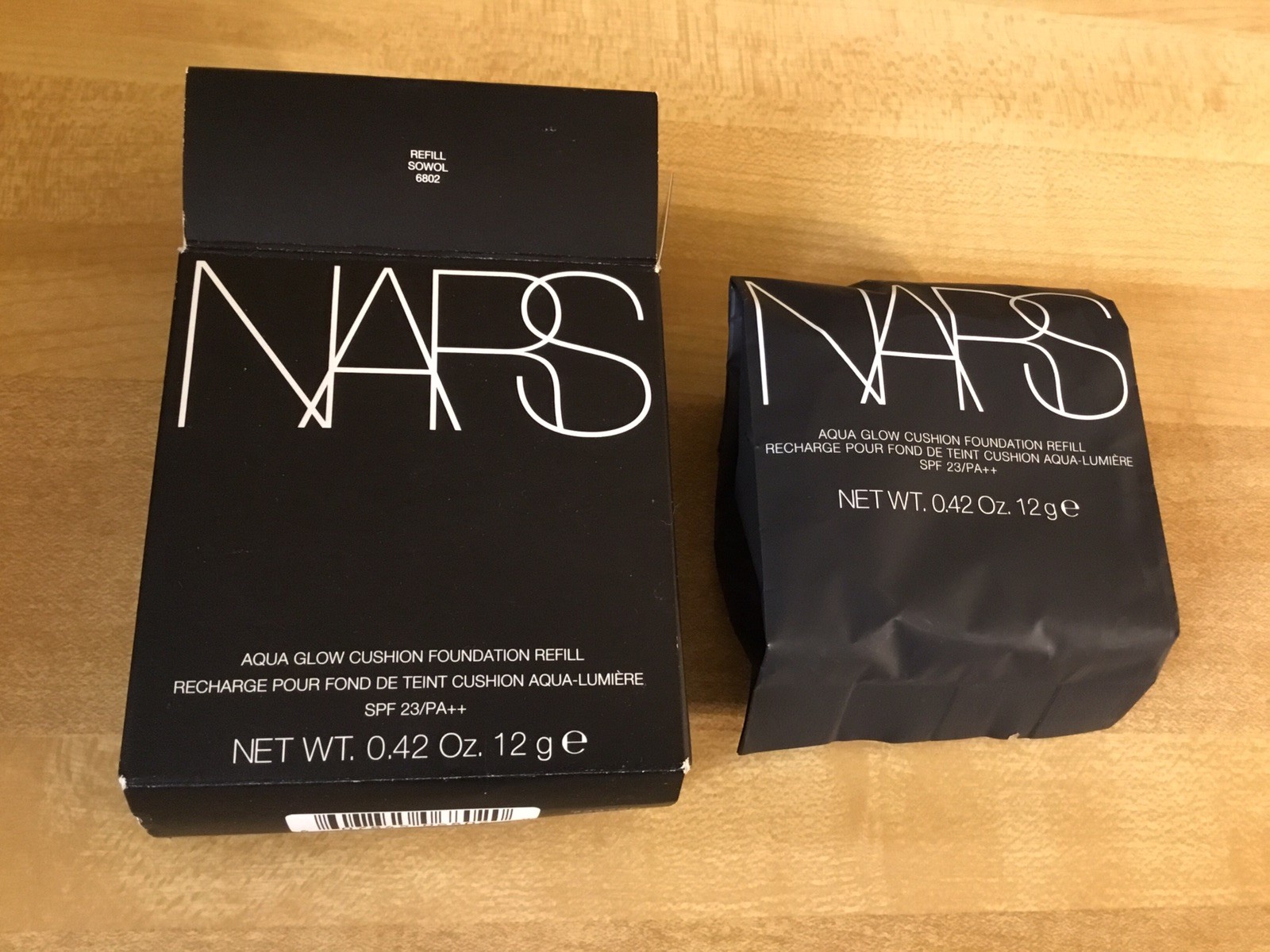 Nars Aqua Glow Cushion Foundation Refill Sowol 6802 (.42 Oz) Boxed