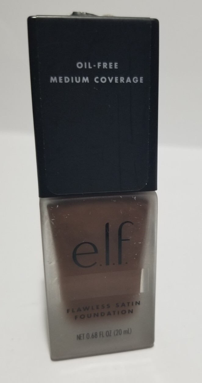 CK) e.l.f. ELF Oil Free Satin Finish Flawless Finish Foundation #630 Mocha