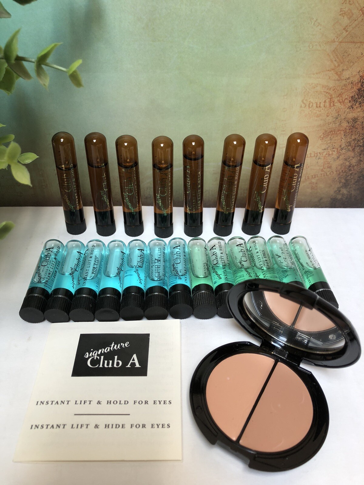 Signature Club A Instant Lift Face,Neck,Eyes (21 Vials) + LHE #1 Concealer