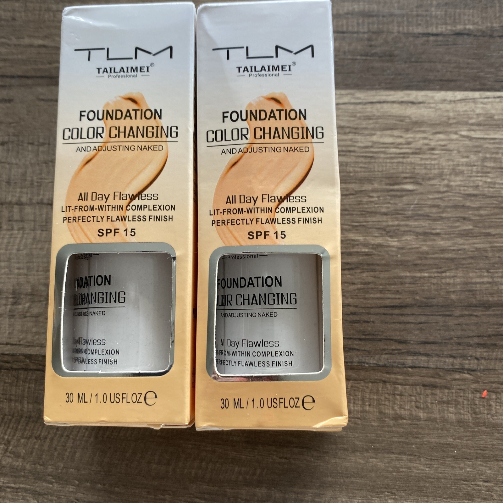 2X TLM Pro Classic Colour Changing Foundation Magic Flawless Concealer Makeup/2