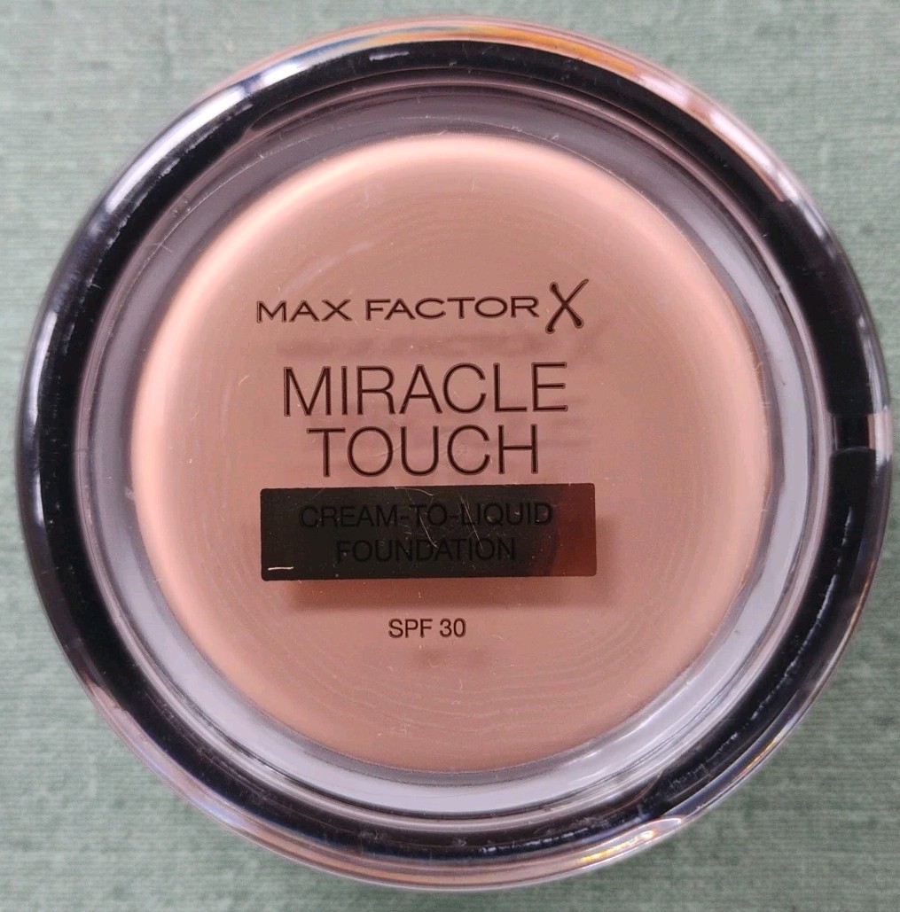 Max Factor Miracle Touch Cream to Liquid Foundation 080 Bronze 11.5g Exp 03/2027