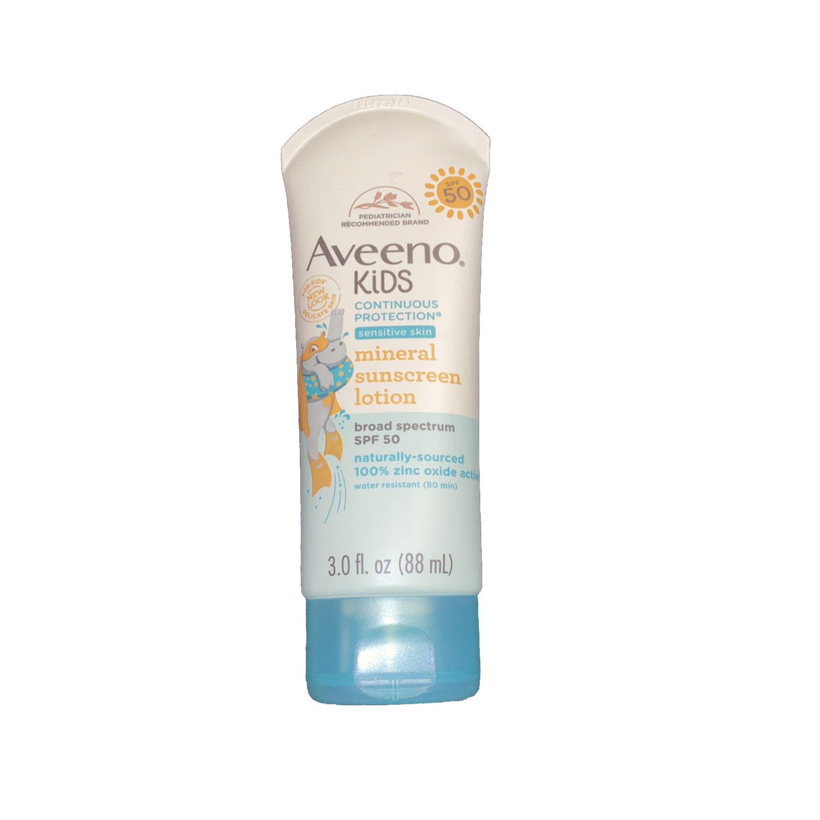 Aveeno Kids Continuous Protection Zinc Oxide 3 Fl Oz (Pack of 1), Exp 8/25