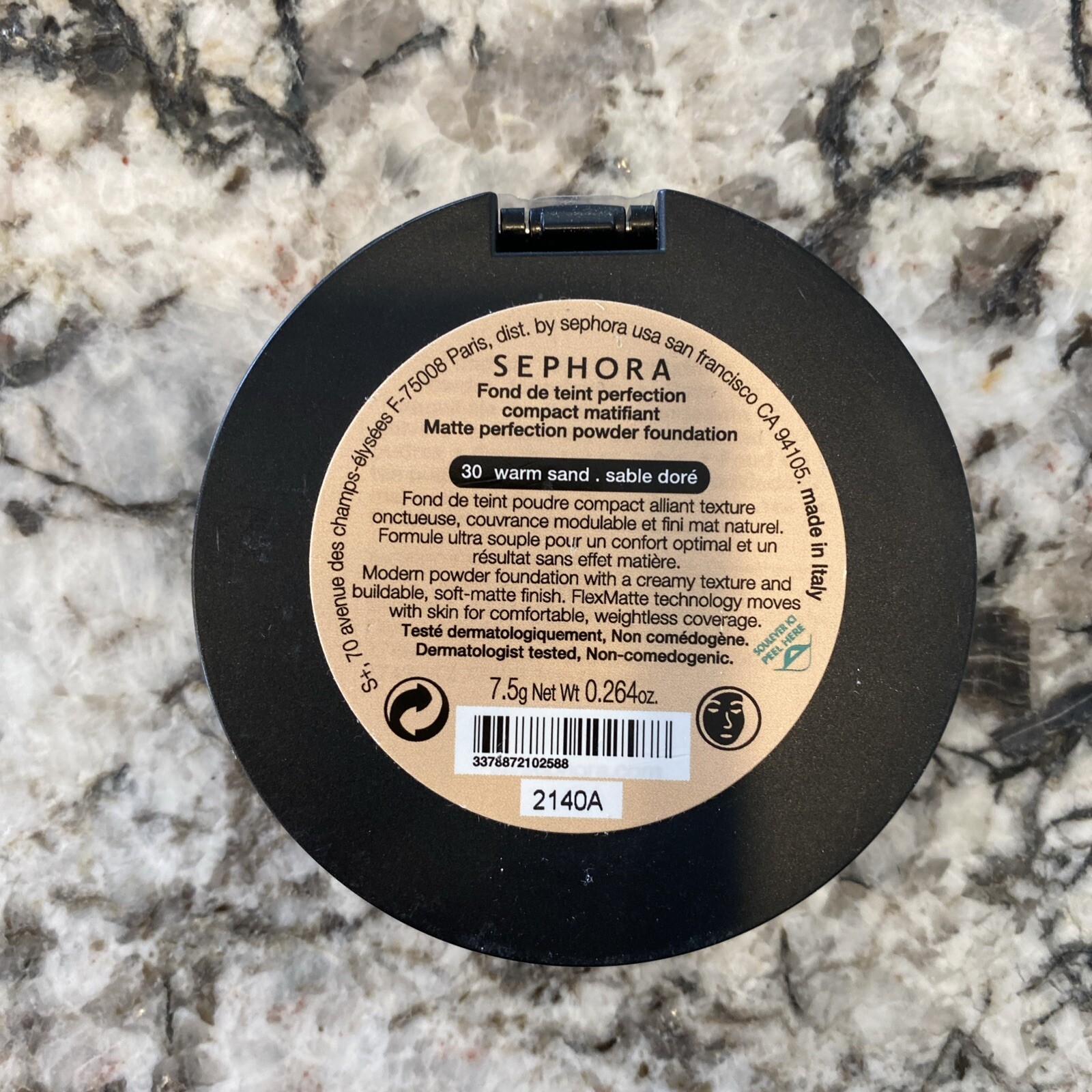 SEPHORA COLLECTION Modern Powder Foundation 30 Warm Sand Sealed