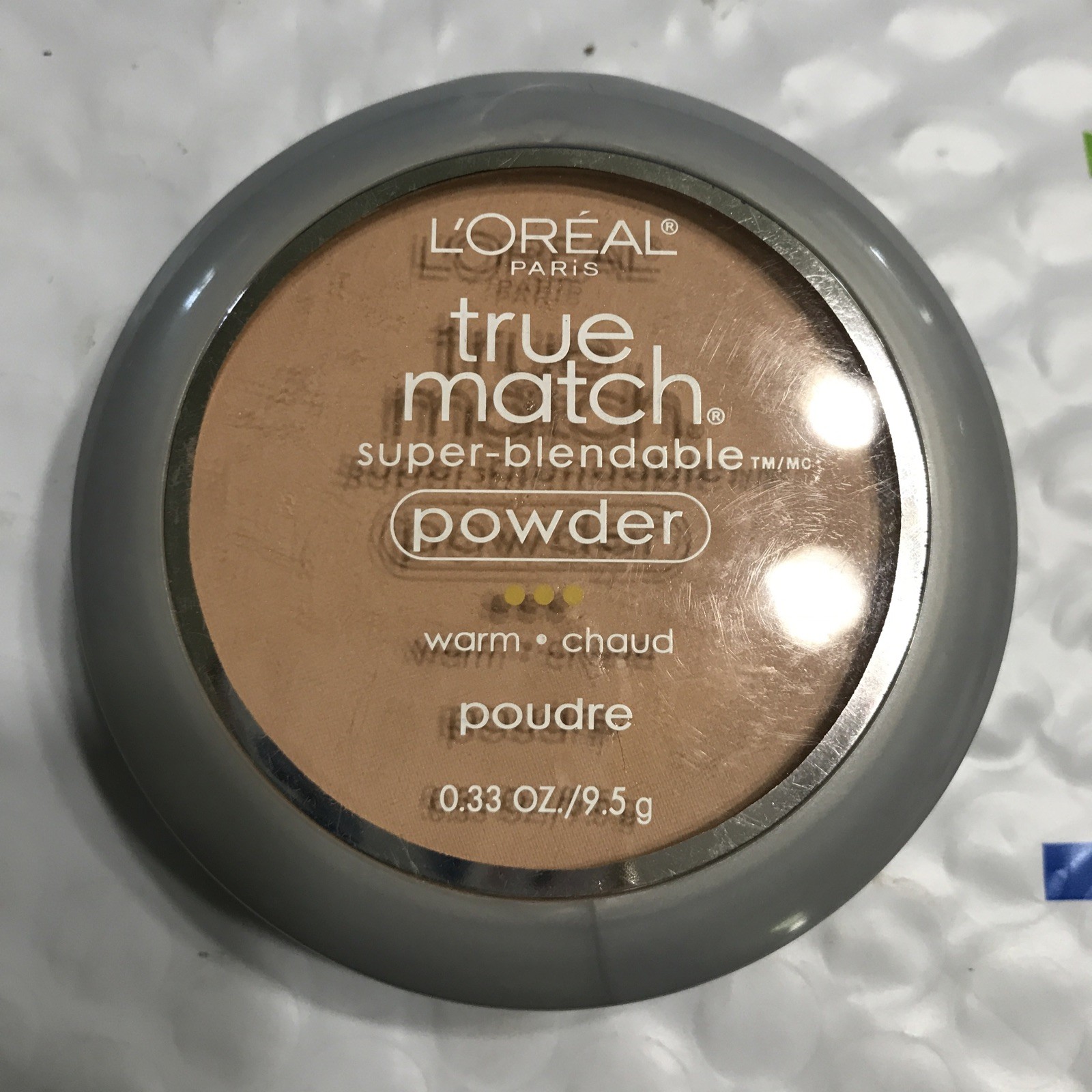 LOREAL True Match Super Blendable Powder W4 NATURAL BEIGE uns NWOB FLAW (no app)