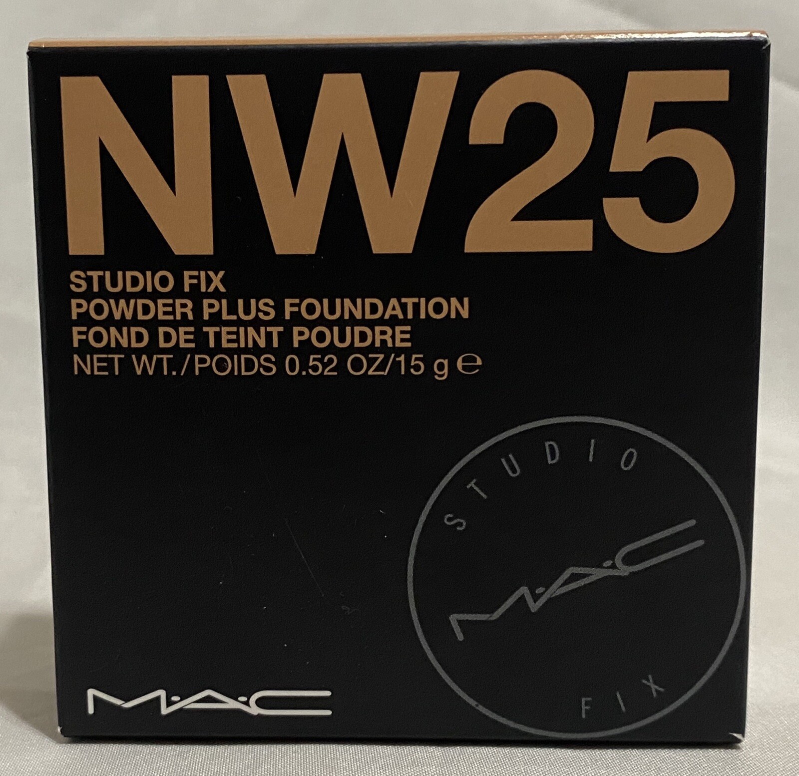 MAC Studio Fix Powder Plus Foundation Shade NW25 Full Size 15g / 0.52oz