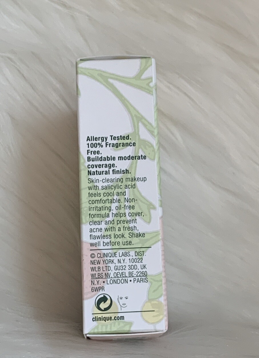 Clinique Acne Solutions Liquid Makeup ~ 15 FRESH CREAM/CN 40 CREAM CHAMOIS ~ 1oz
