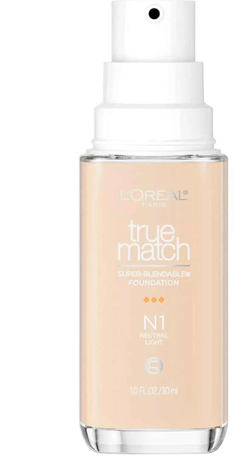 Loreal True Match Super Blendable Foundation – N1 Light – NEW WITHOUT LID
