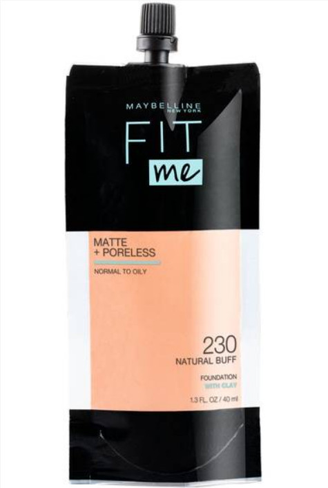 Maybelline New York Fit Me Matte Poreless Pouch Format 230 Natural Buff 1.3 oz