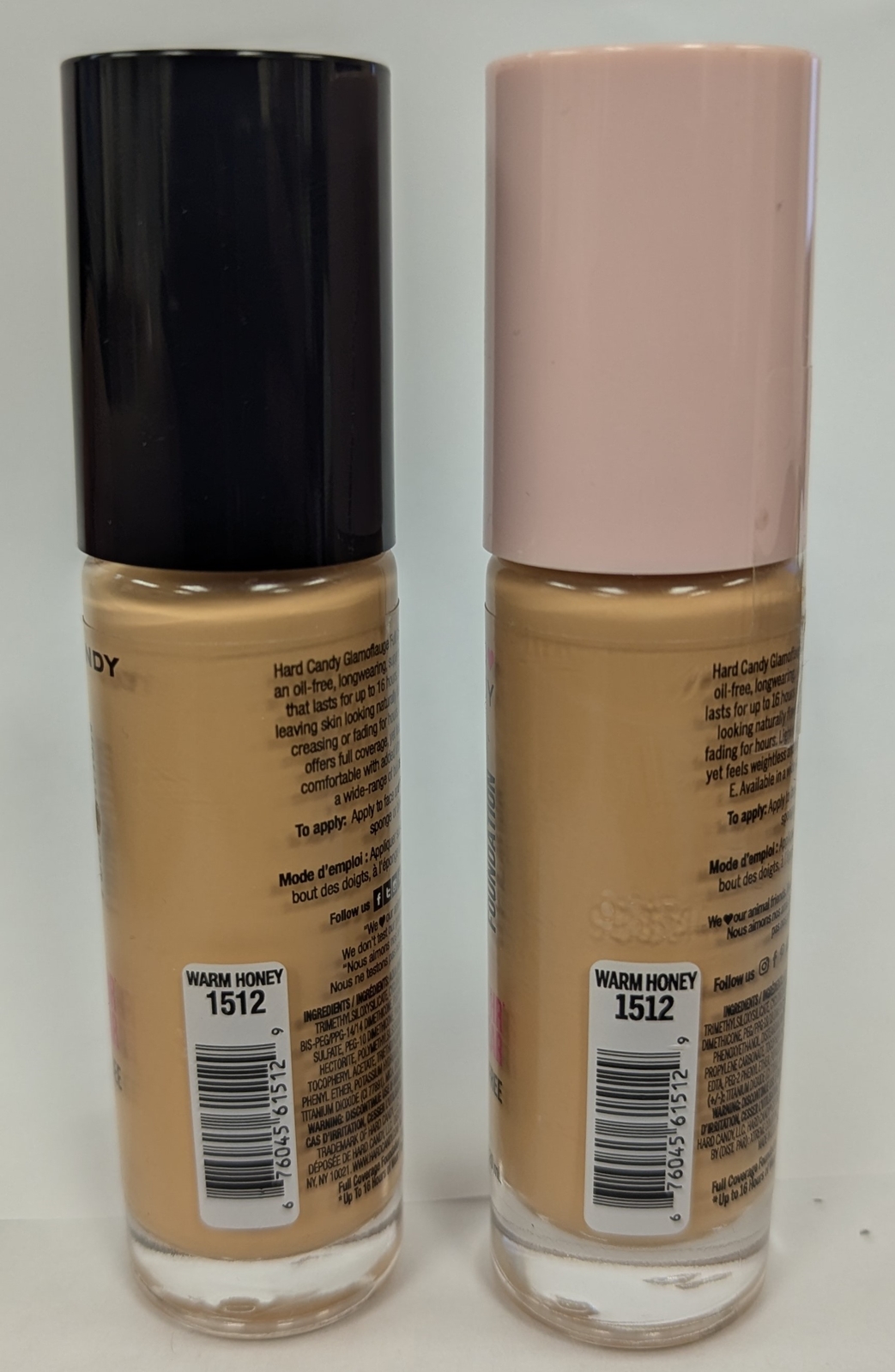 HARD CANDY GLAMOFLAUGE FULL COVERAGE FUNDATION OIL FREE #1512 WARM HONEY