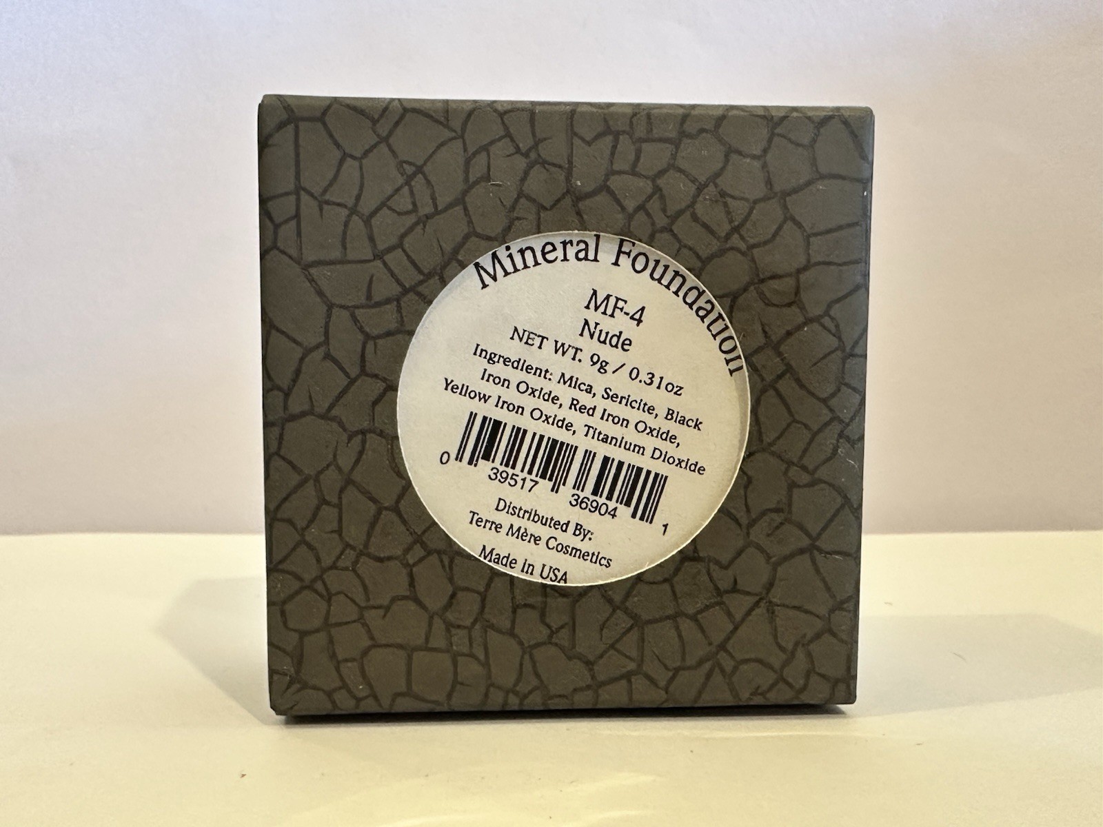 NEW IN BOX TERRE MERE MINERAL FOUNDATION MF-4 NUDE 0.31 OZ