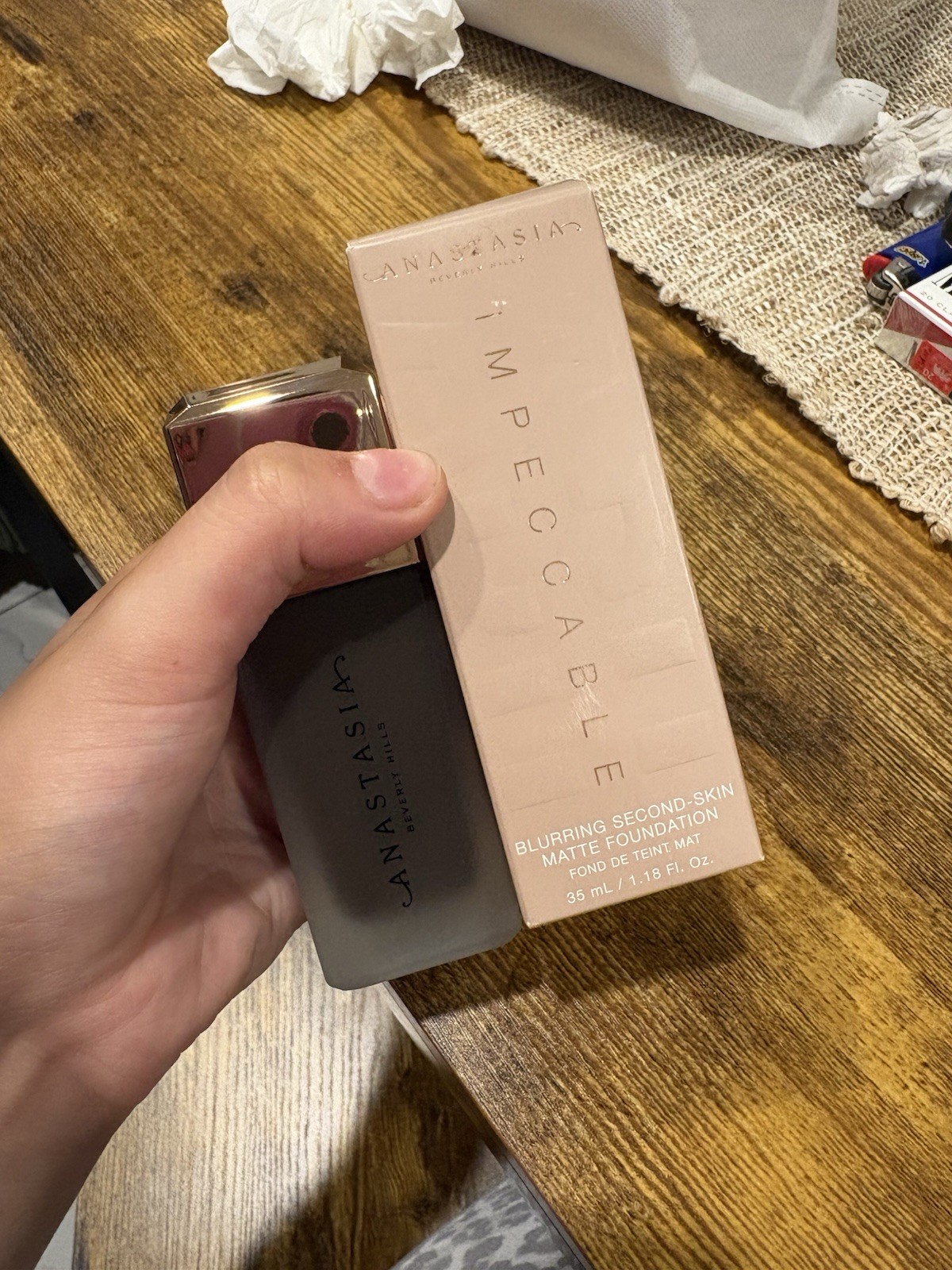 Anastasia Beverly Hills Matte Blurring Liquid Foundation 35ml + contour 0.28oz