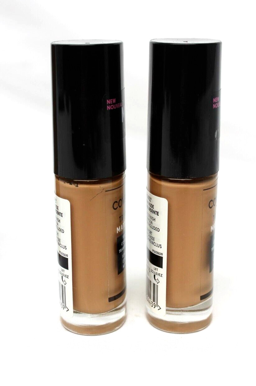(2) CoverGirl Trublend 12Hr Comfort Matte Foundation M40 Warm Nude 30mL USA NIB