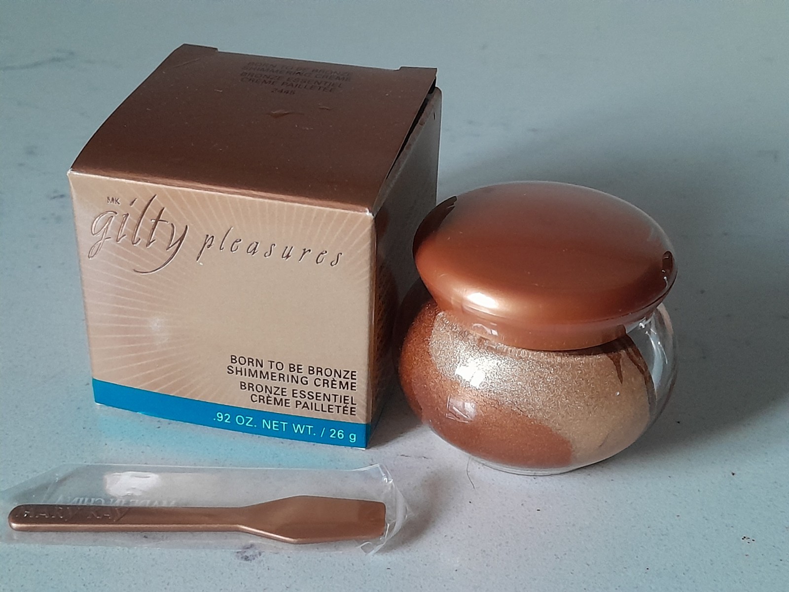 NOS Mary Kay Bronze Shimmering Creme Gilty Pleasures Born To Be Bronze .92 Oz