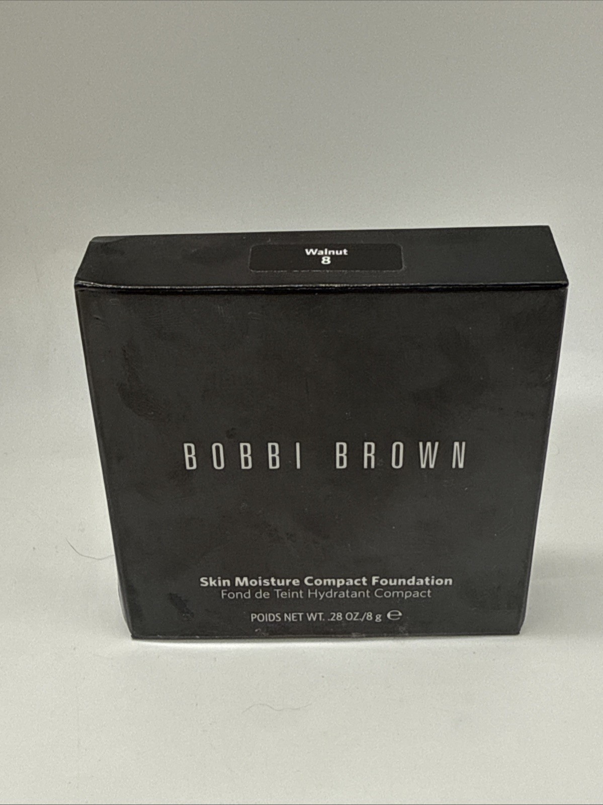 Bobbi Brown Skin Moisture Compact Foundation .28oz/8g Walnut 8 BNIB (D2)