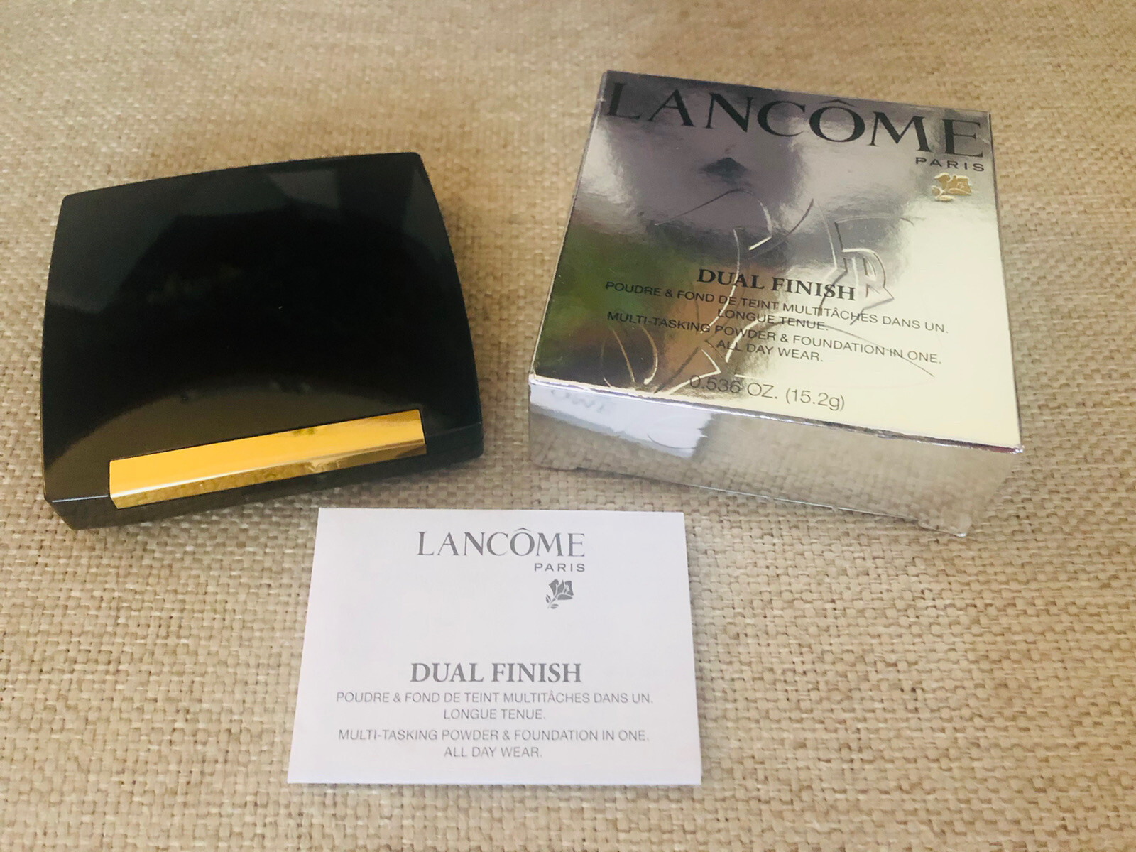 Lancome Paris Dual Finish Powder & Foundation in One Suede S40 – NEW