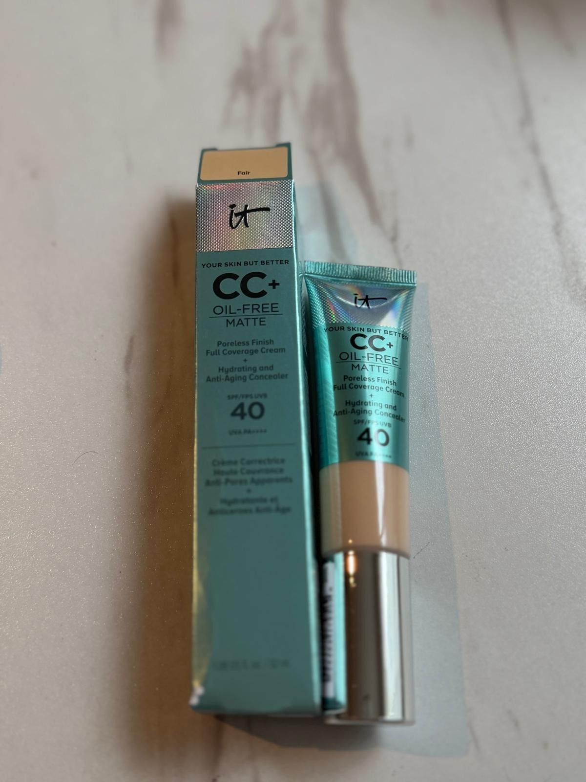 IT Cosmetics Your Skin But Better CC+ Oil Free Matte SPF40 Fair 1.08FL NEW BOX