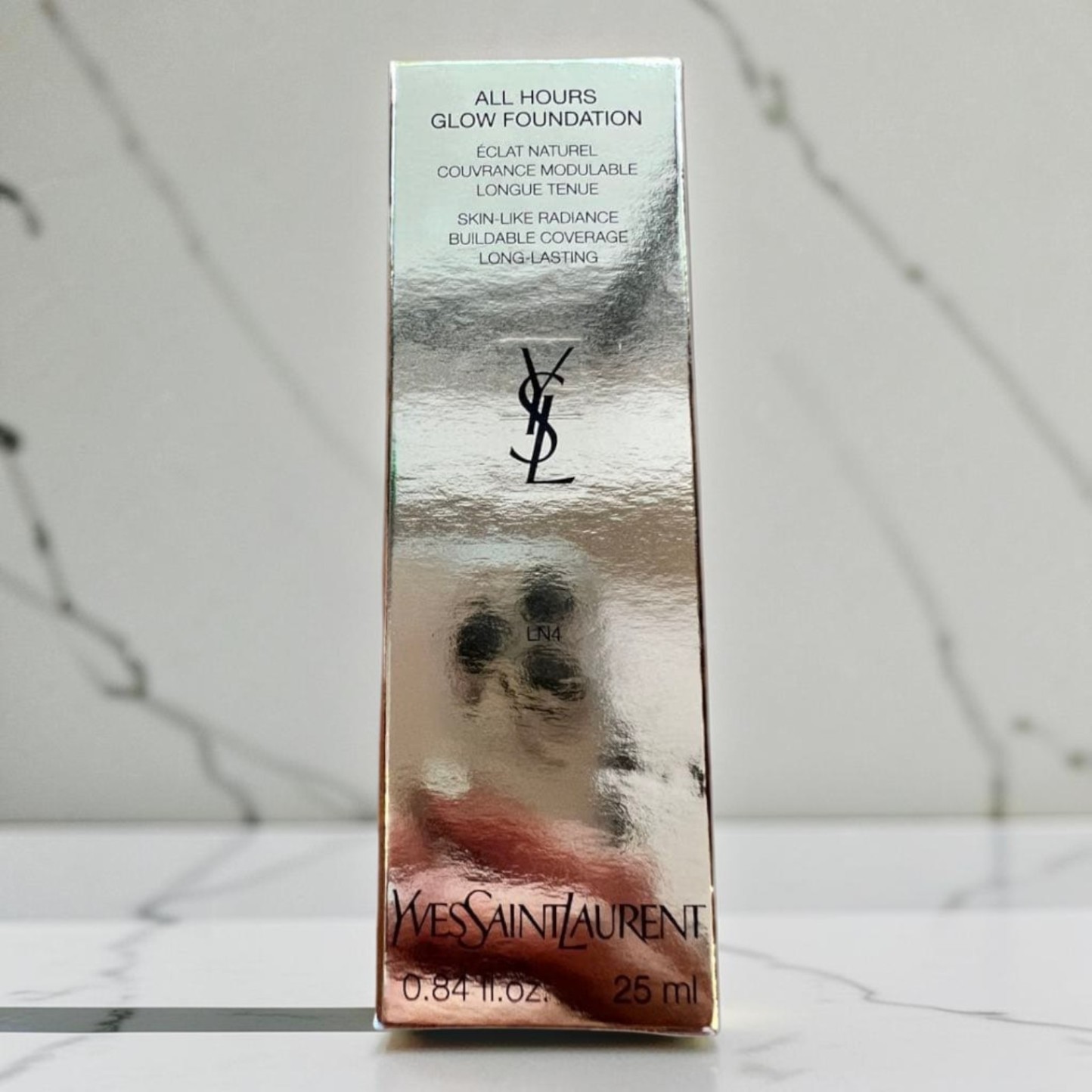 Yves Saint Laurent All Hours Glow Liquid Foundation LN4 with