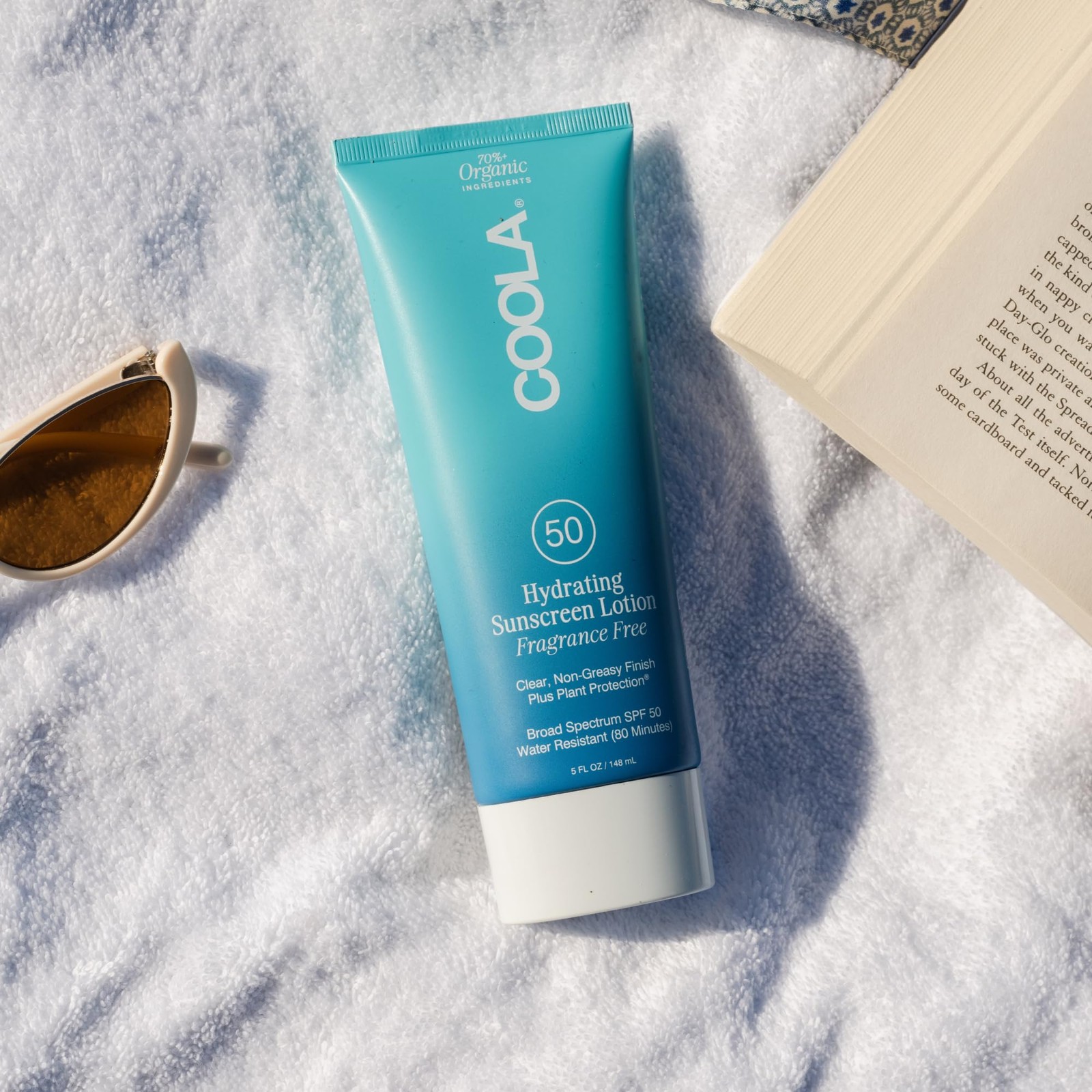COOLA Organic Sunscreen SPF 50 Sunblock Body 5 Fl Oz (Pack of 1), Sheer