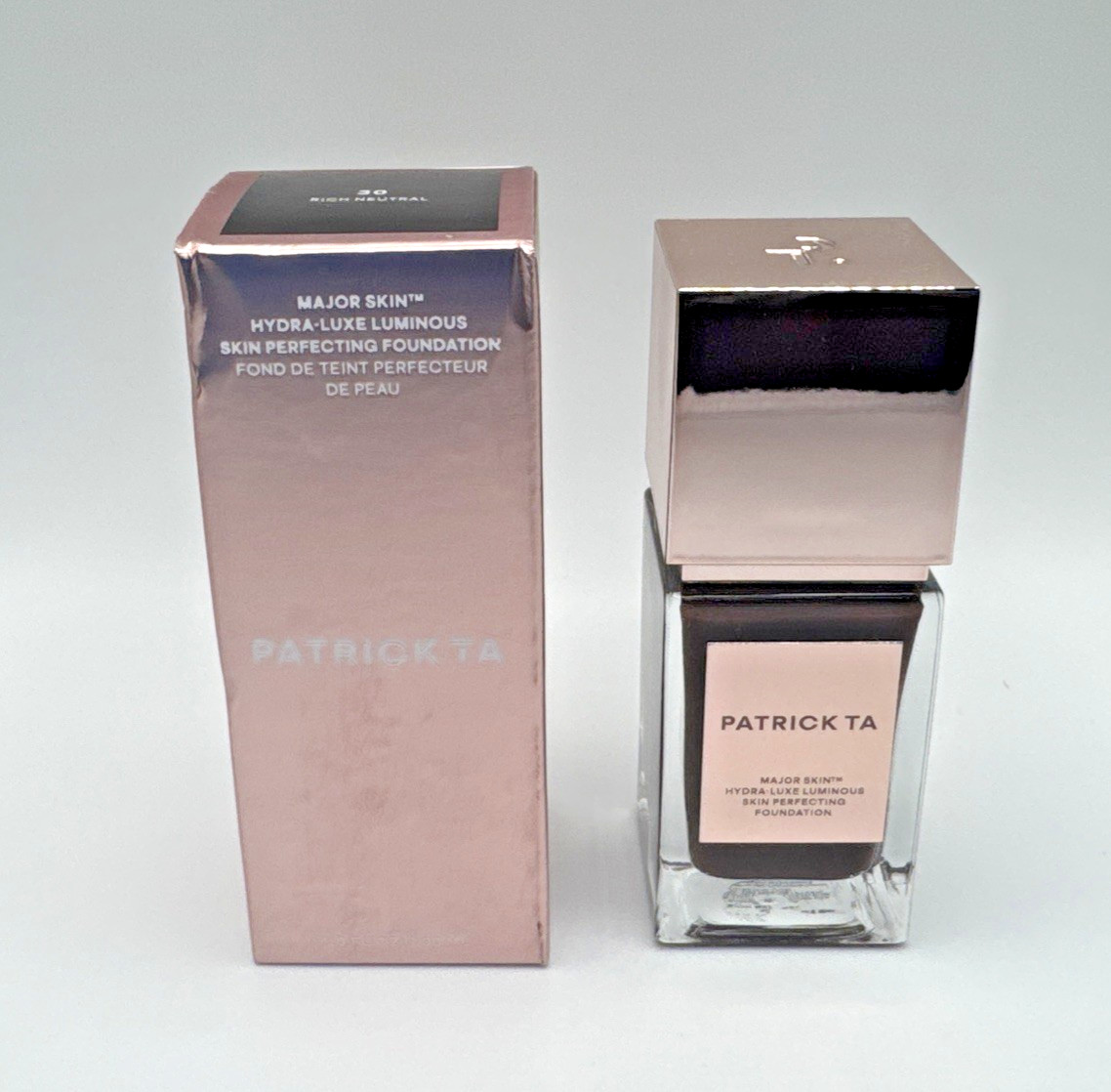 PATRICK TA Major Skin Hydra-Luxe Luminous Perfecting Foundation 30 RICH NEUTRAL