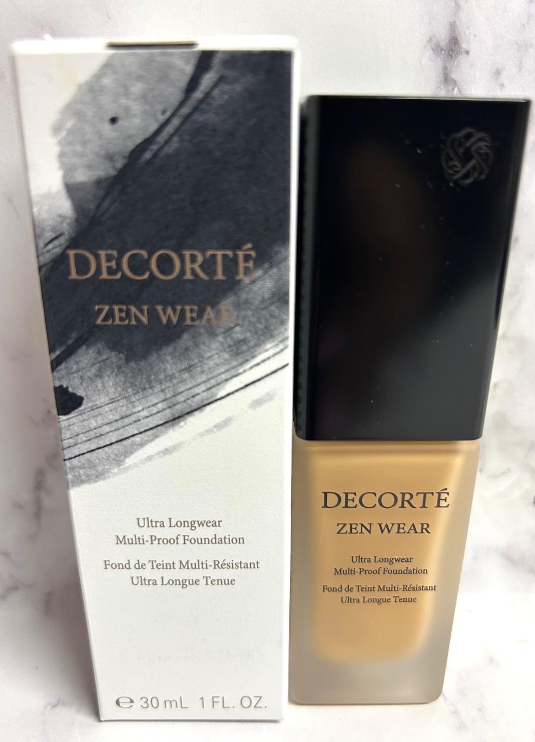 DECORTE ZEN WEAR Multi-Proof Foundation N47 FULL SIZE 1.0oz. New/Boxed