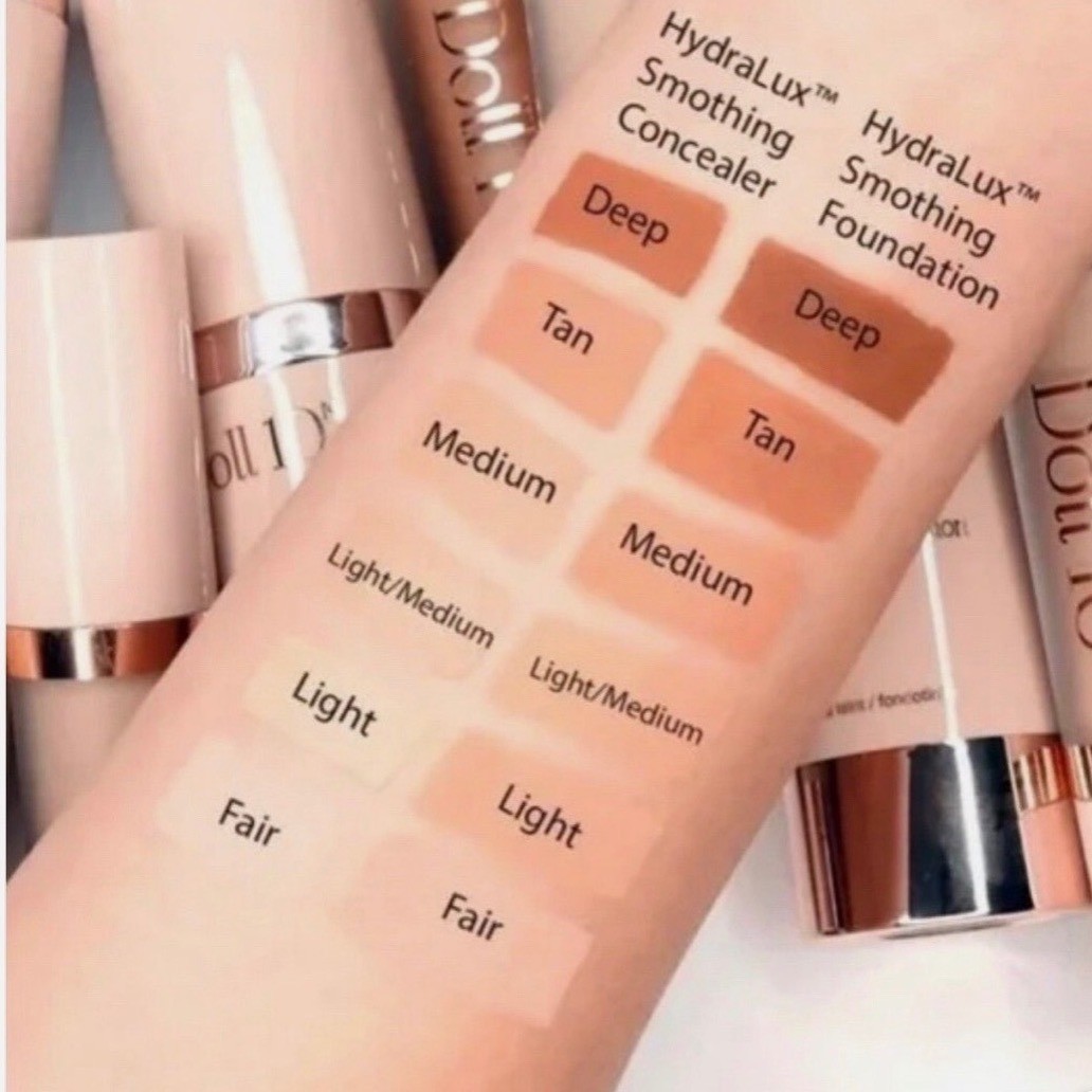 Doll 10 HydraLux Smoothing Foundation Deep 30ml 1 fl oz New