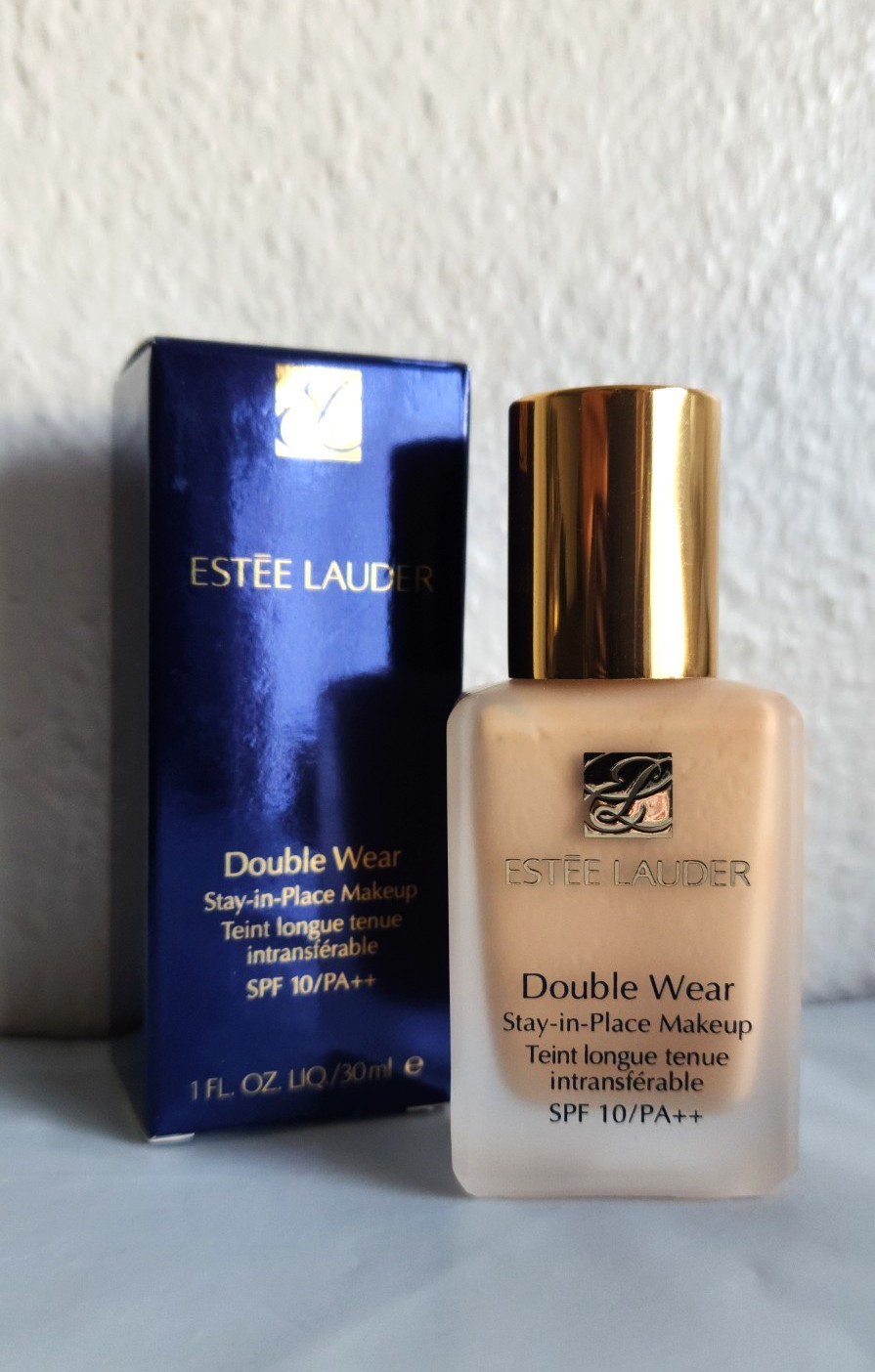 Estee Lauder Double Wear Stay-in-Place Makeup #1W1 BONE SPF 10- 1oz/30ml- New!