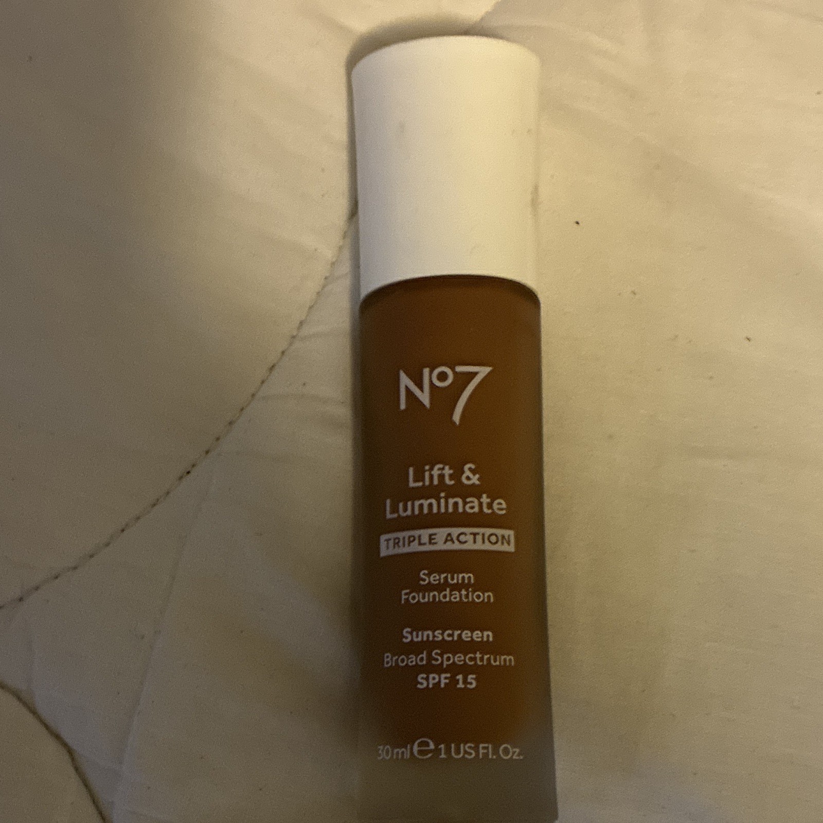 No7 Lift & Luminate Triple Action Serum Foundation Luminous Buildable SPF15 1oz